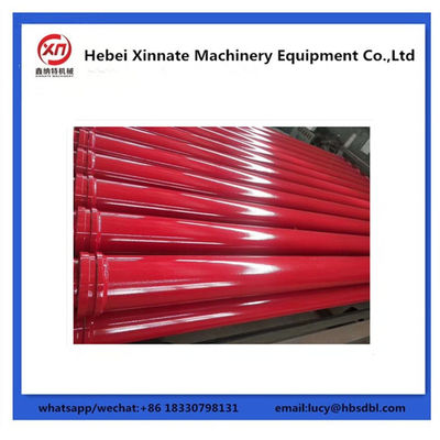 4.0mm 4.5mm ST52 Seamless Concrete Pump Pipe Wear Resistant