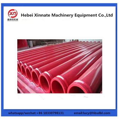 5.0mm Wear Resistant Double Layer Pipe For Concrete Pump DN125 133mm